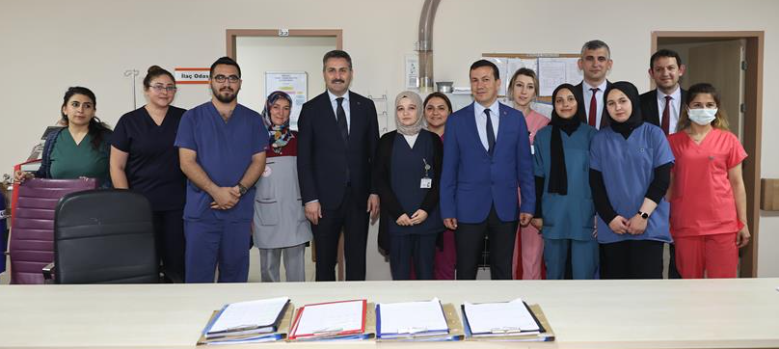 Tokat Belediye Başkanı Sayın Av. Eyüp EROĞLU Tokat Devlet Hastanesi'ni Ziyaret Etti.